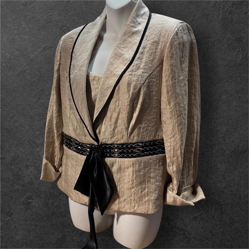 Camille Lavie Women's Blazer and Matching Tank Top Set, 8